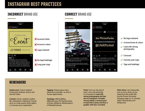 Design Tip: Instagram Best Practices - Purdue Brand Studio