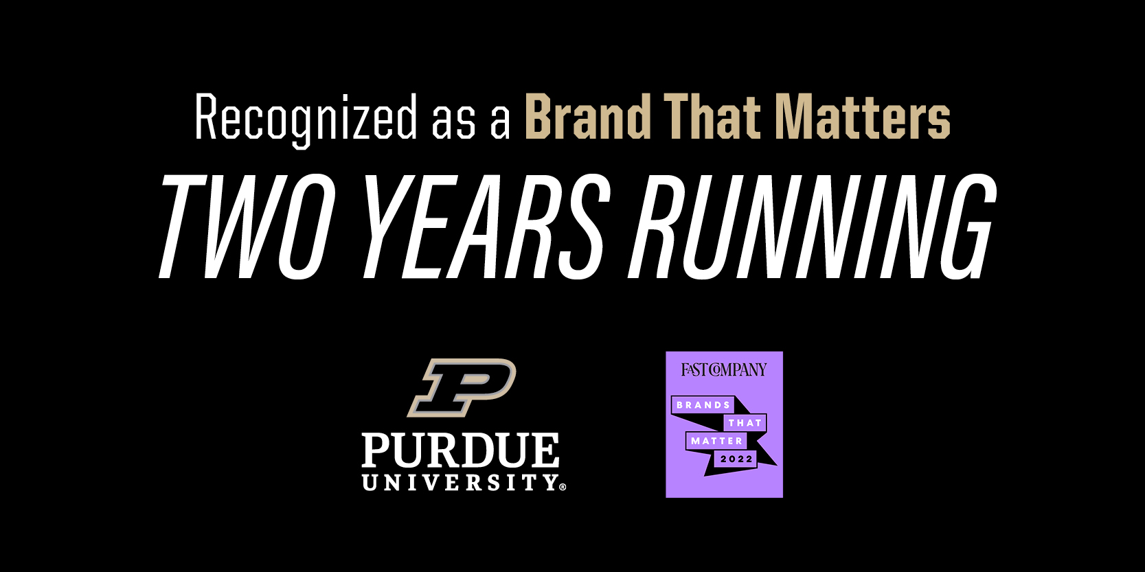 Fast Company Brands That Matter 2022 Content Package Purdue Brand Studio