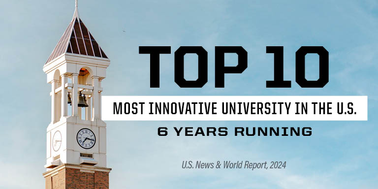 Top 10 most innovative university in the U.S. 6 years running.