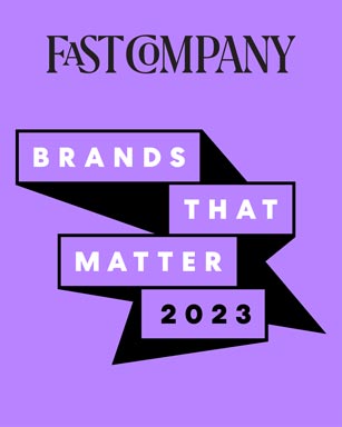 Fast Company Brands That matter 2023 logo.