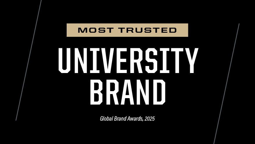 Most trusted university brand graphic